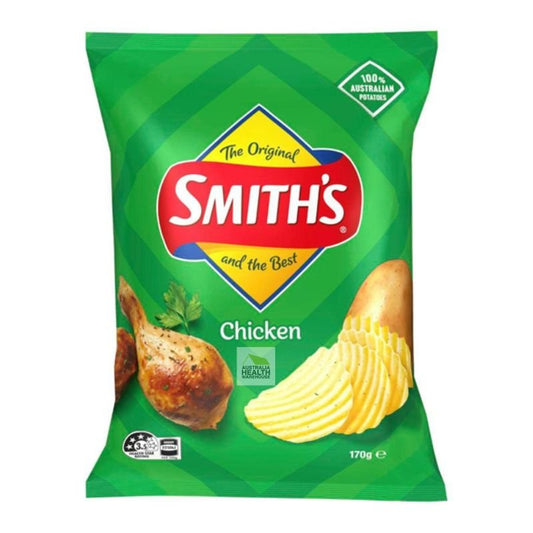 [CLEARANCE Expiry: 15/02/2026] Smith's Crinkle Cut Chicken Potato Chips 170g