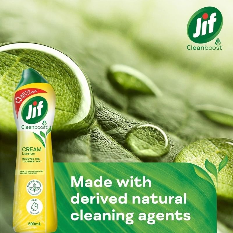 Jif Cream Cleanser With Micro Particles Lemon 500mL