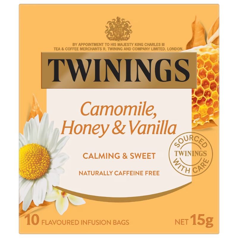 [Expiry: 02/08/2028] Twinings Camomile Honey And Vanilla Infusions Tea Bags 10 pack