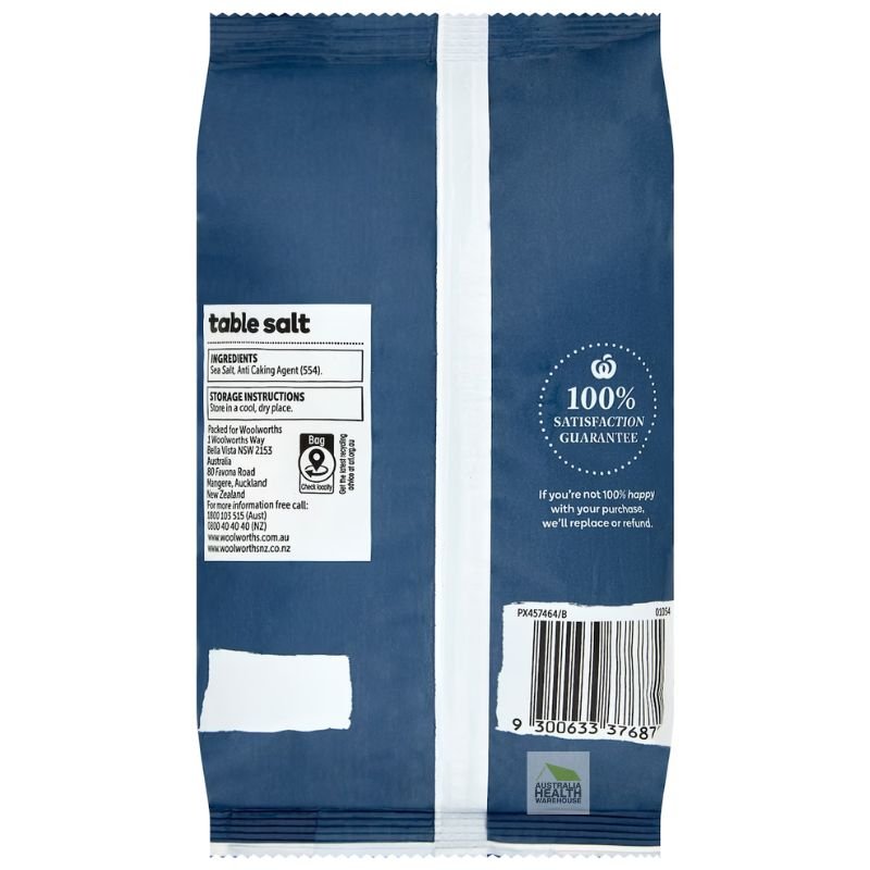 [Expiry: 08/2027] Woolworths Essentials Table Salt 1kg