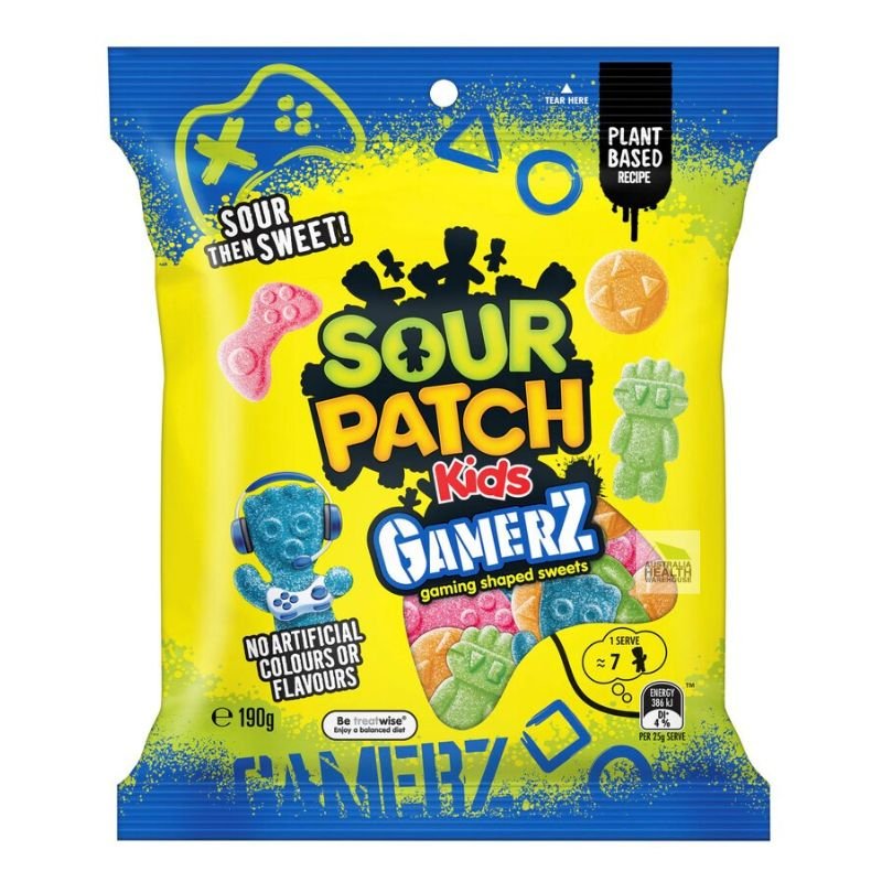 Expiry: 14/12/2024] Sour Patch Kids Gamerz Gaming Shaped Lollies