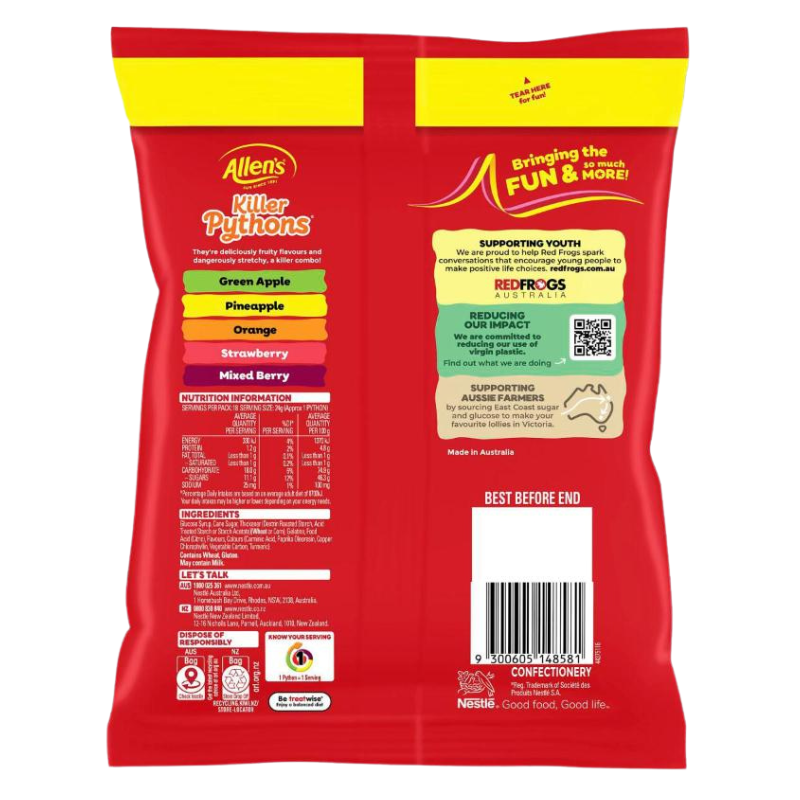 [Expiry Date: 31/01/2027] Allen's Killer Pythons Value Pack 454g