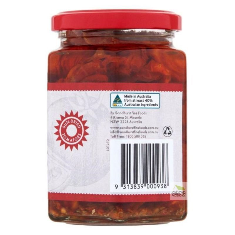 [Expiry: 13/05/2027] Sandhurst Sun-Dried Tomatoes 270g
