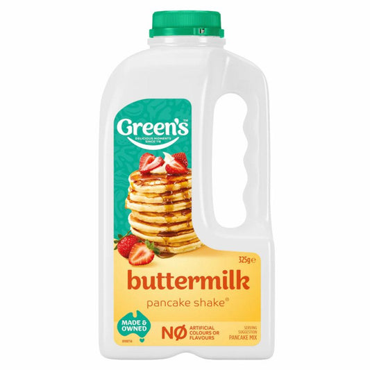 [Expiry Date: 16/03/2027] Green's Buttermilk Pancake Shake Mix 325g