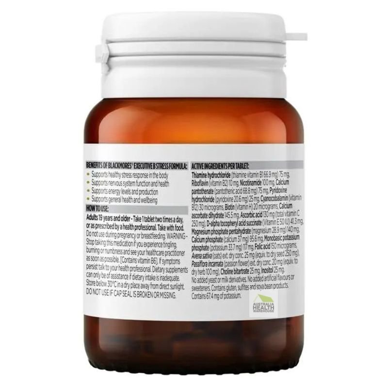 [Expiry: 11/2027] Blackmores Executive B Stress Formula 28 Tablets