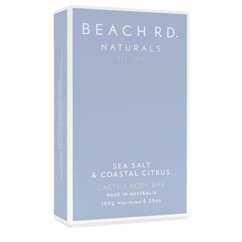 Beach Rd. Naturals Sea Salt & Coastal Citrus Body Bar 150g