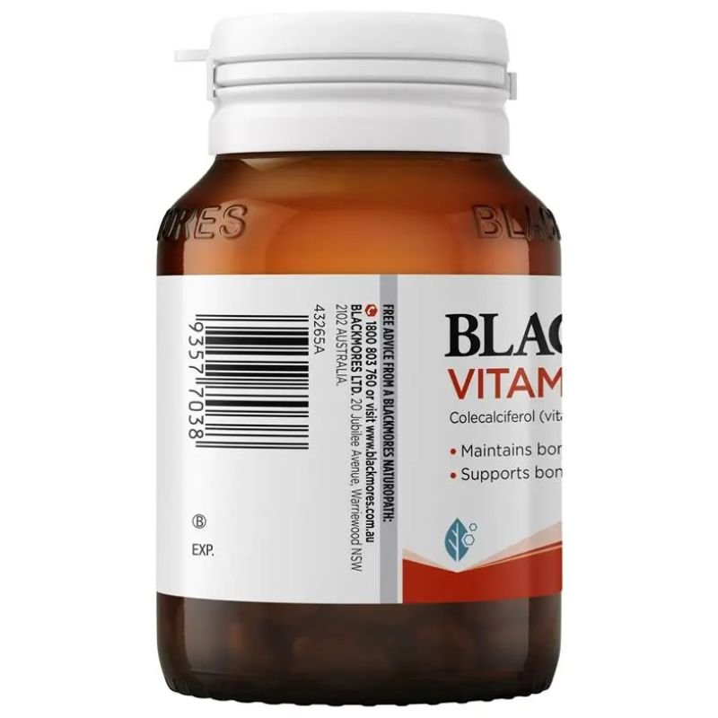 [Expiry: 30/07/2028] Blackmores Vitamin D3 1000IU 130 Capsules