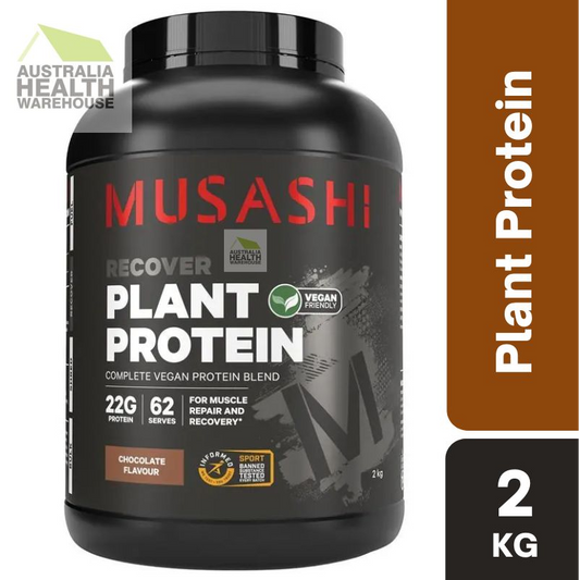[Expiry: 13/05/2027] Musashi Plant Protein Chocolate 2kg