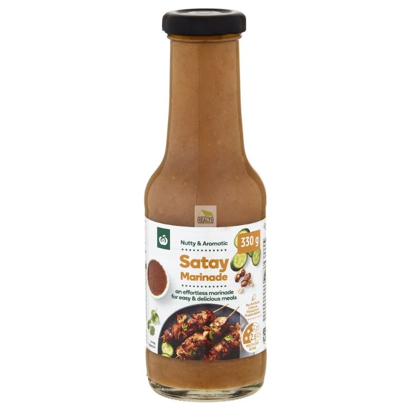 [CLEARANCE Expiry Date: 25/08/2026] Woolworths Satay Marinade 330g