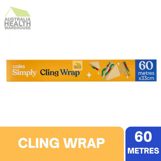 Coles Simply Cling Wrap 60 Metres