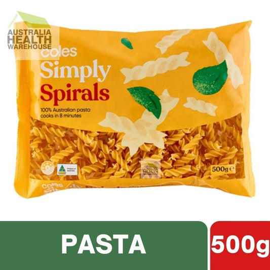 Coles Simply Spirals Pasta 500g