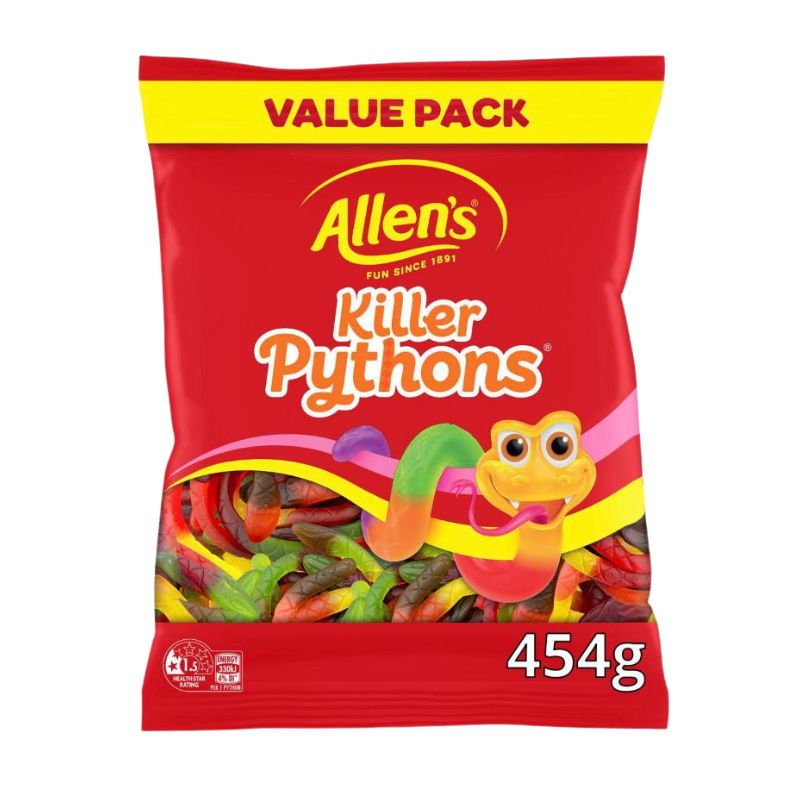 [Expiry Date: 31/01/2027] Allen's Killer Pythons Value Pack 454g