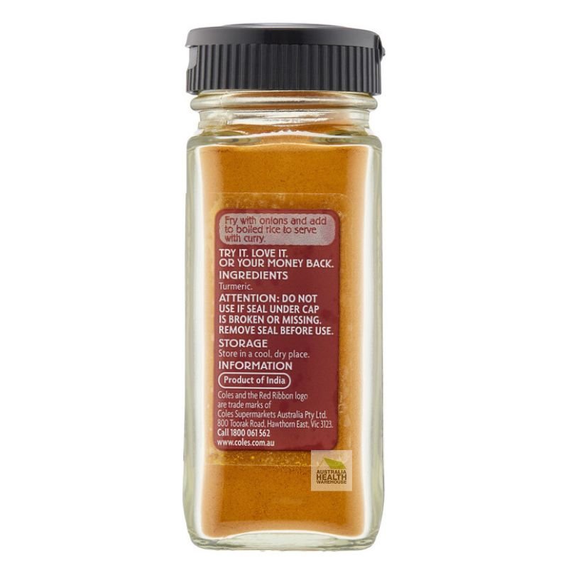 [Expiry: 25/04/2027] Coles Turmeric Ground 47g