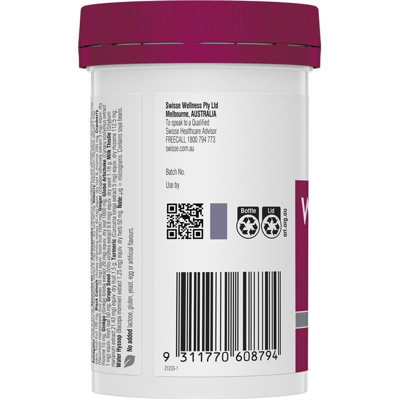 [Expiry: 04/2025] Swisse Ultivite Women's 50+ Multivitamin 60 Tablets