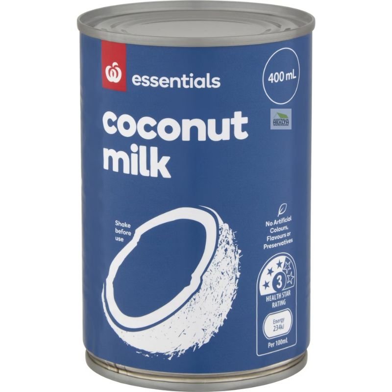 Woolworths Essentials Coconut Milk 400mL