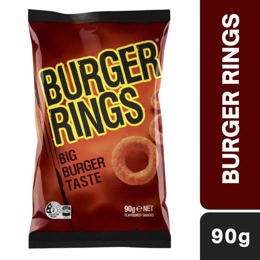 [Expiry Date: 11/10/2026] Burger Rings Snack 90g
