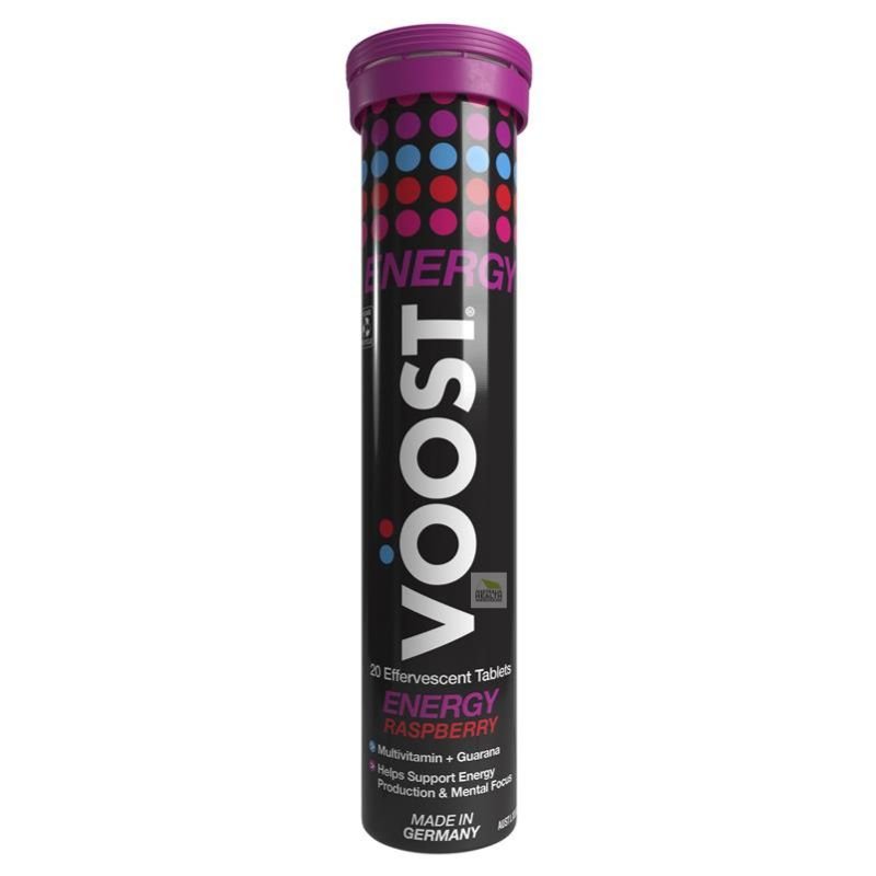 [CLEARANCE Expiry: 10/2024] Voost Energy Effervescent Raspberry 20 Tablets