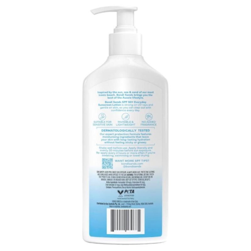 [Expiry Date: 06/2028] Bondi Sands Fragrance Free SPF50+ Sunscreen Lotion 400ml