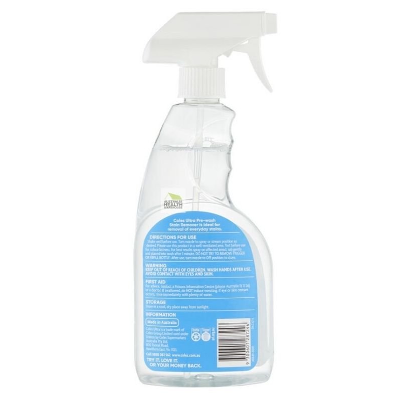 Coles Ultra Pre-Wash Stain Remover Spray 500mL