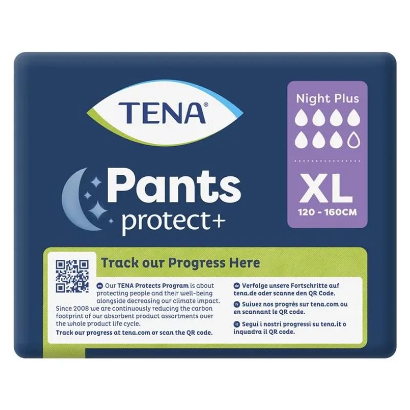 Tena Pants Night Plus Size XL 10 Pack