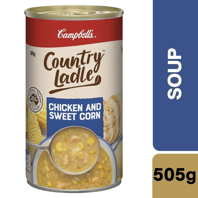 [Expiry Date: 15/09/2028] Campbell's Country Ladle Soup Sweet Corn 505g