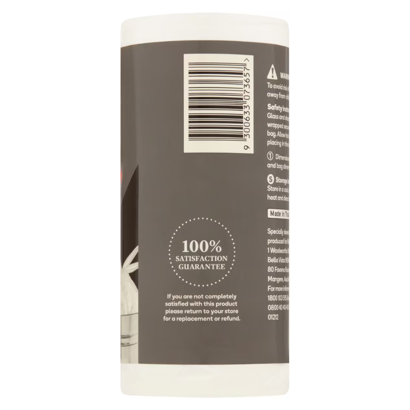 Armada Kitchen Tidy Bags With Handle Ties Large Roll 30 pack