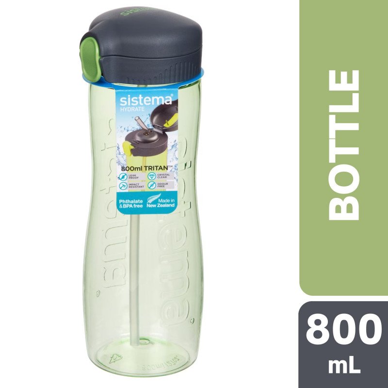 Sistema Hydrate Tritan Quick Flip Bottle 800mL (Green)