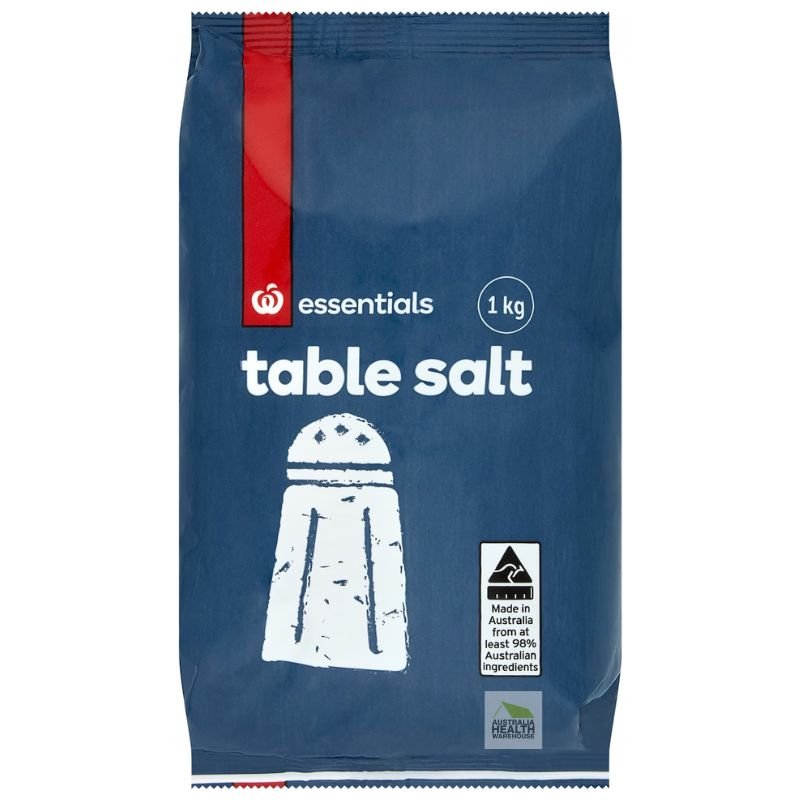 [Expiry: 08/2027] Woolworths Essentials Table Salt 1kg