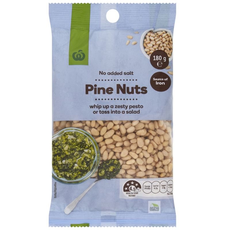 [CLEARANCE Expiry: 30/05/2026] Woolworths Pine Nuts 180g