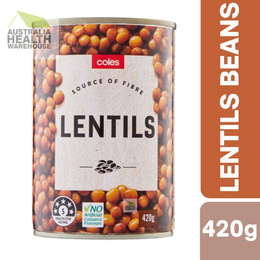 Coles Lentils Beans 420g