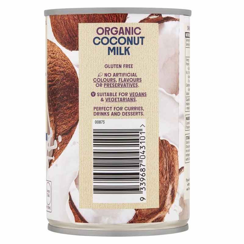 [Expiry:30/04/2027] Woolworths Macro Organic Coconut Milk 400mL
