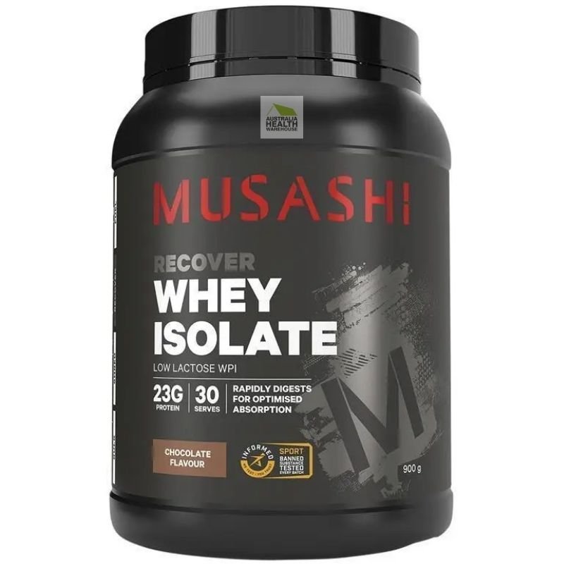 [Expiry: 03/2027] Musashi Whey Isolate Chocolate 900g