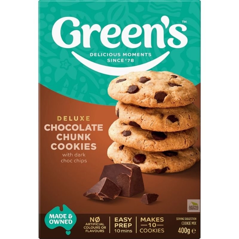 Green's Deluxe Chocolate Chunk Cookies Mix 400g