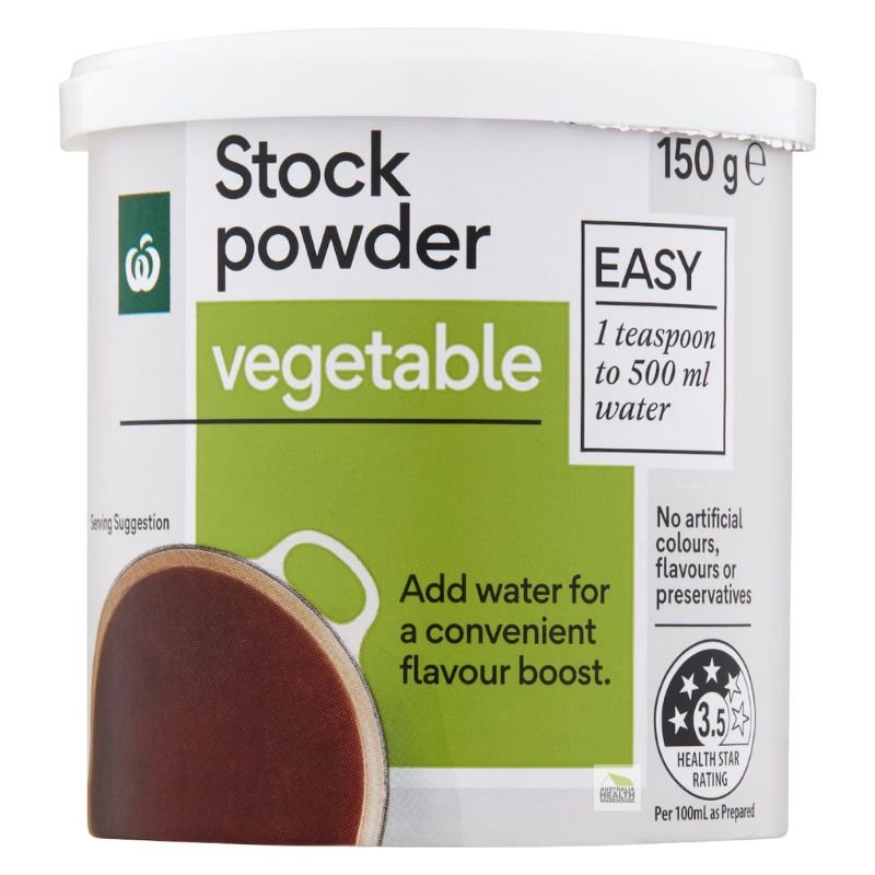 [CLEARANCE Expiry: 16/06/2026] Woolworths Stock Powder Vegetable 150g