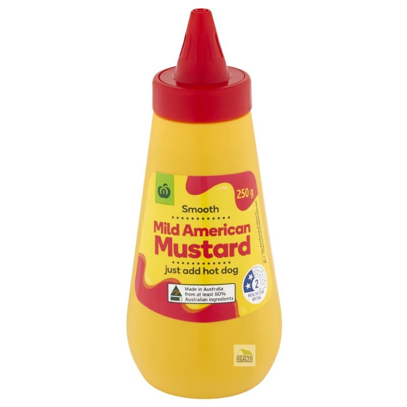 [Expiry: 22/01/2027] Woolworths Mild American Mustard 250g