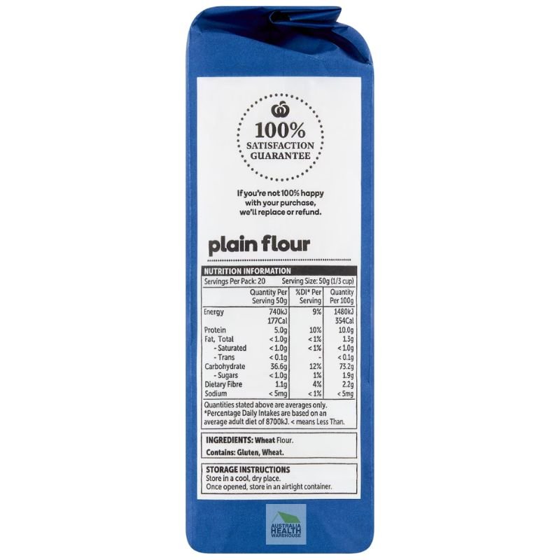 [Expiry: 03/10/2026] Woolworths Essentials Plain Flour 1kg