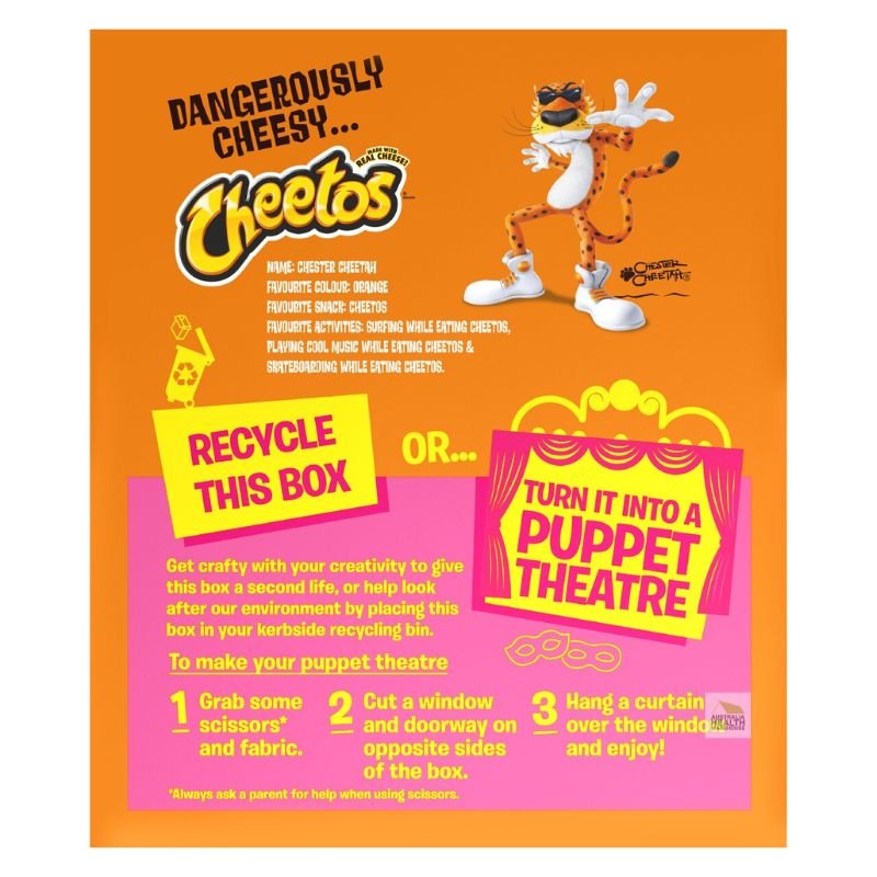 [CLEARANCE Expiry: 08/03/2026] Cheetos Cheese & Bacon Balls Flavoured Snacks 8 x 17g Pack