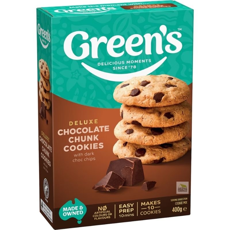 Green's Deluxe Chocolate Chunk Cookies Mix 400g