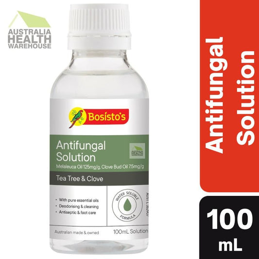 [Expiry: 02/2028] Bosisto's Antifungal Solution 100mL