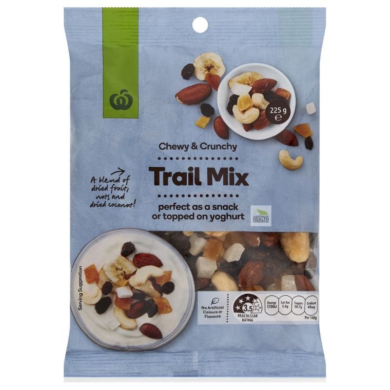 [Expiry: 25/09/2026] Woolworths Trail Mix 225g