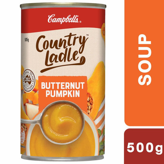 [Expiry Date: 12/02/2028] Campbell's Country Ladle Soup Can Butternut Pumpkin 505g
