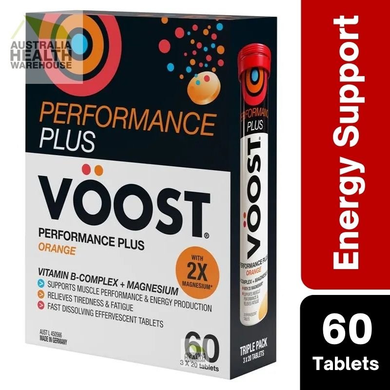 [Expiry: 07/2027]  Voost Performance Plus Orange Effervescent 60 Pack