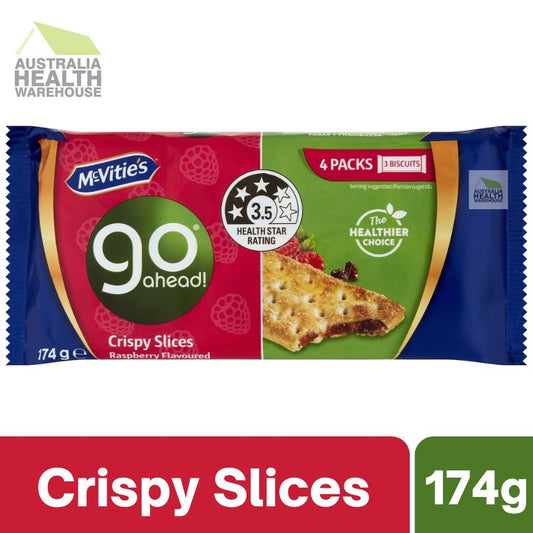 [CLEARANCE Expiry Date: 19/09/2025 McVitie’s Healthier Choice Go Ahead Biscuits Raspberry 4 Pack 174g