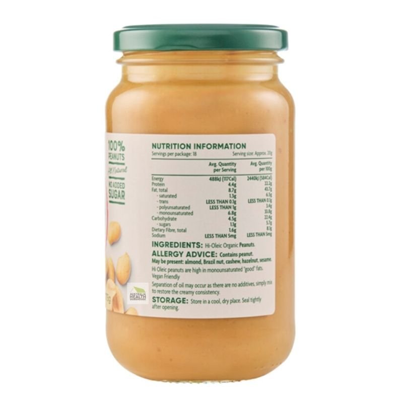 [Expiry: 17/11/2026] Coles Organic Crunchy Peanut Butter 375g