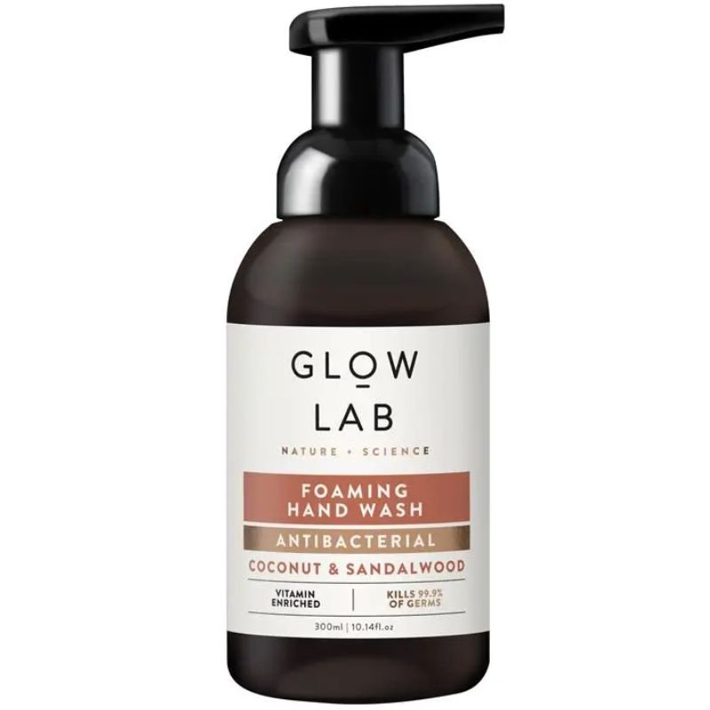 [Expiry:08/2027] Glow Lab Antibacterial Foaming Coconut & Sandalwood Hand Wash 300mL