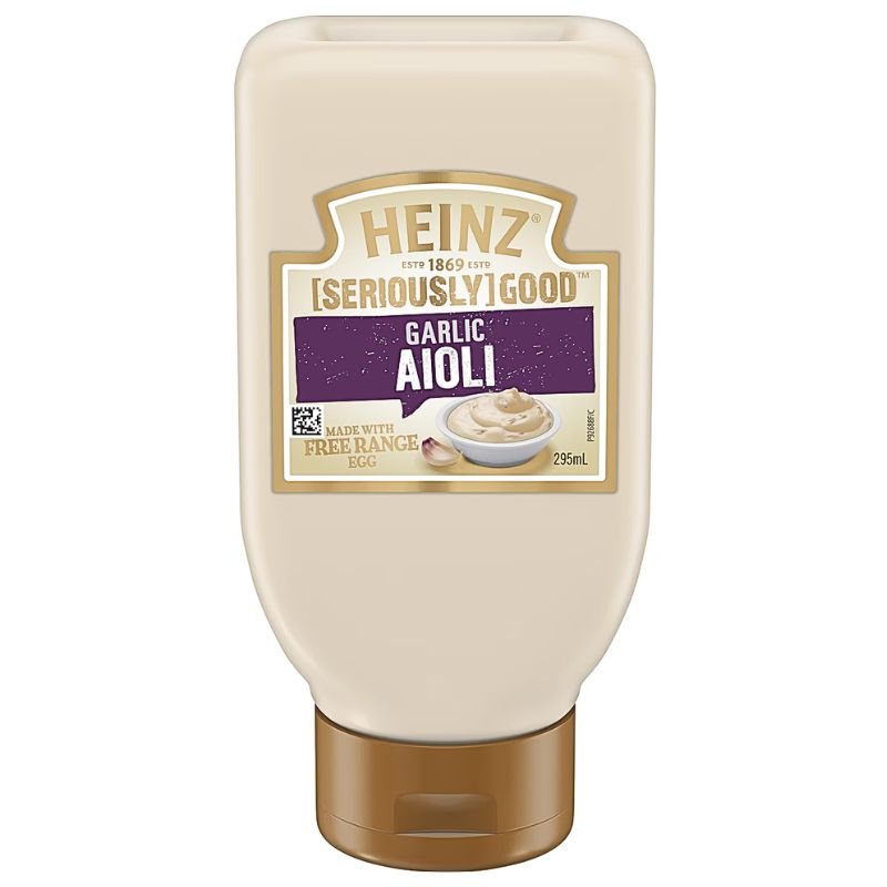 [Expiry:17/03/2027] Heinz Seriously Good Garlic Aioli 295mL