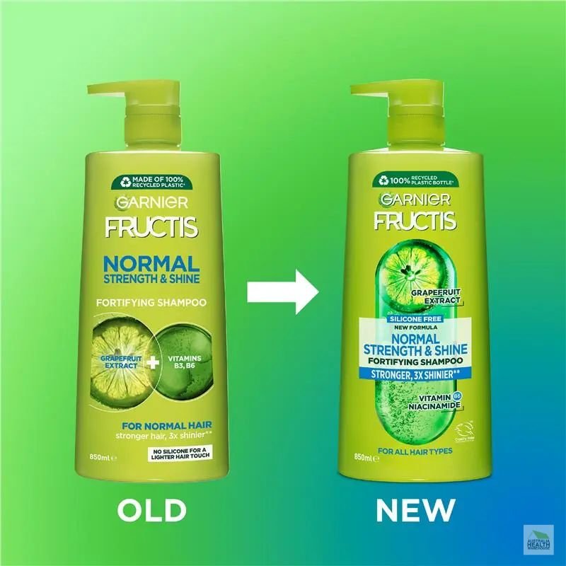 Garnier Fructis Normal Strength & Shine Shampoo 850mL