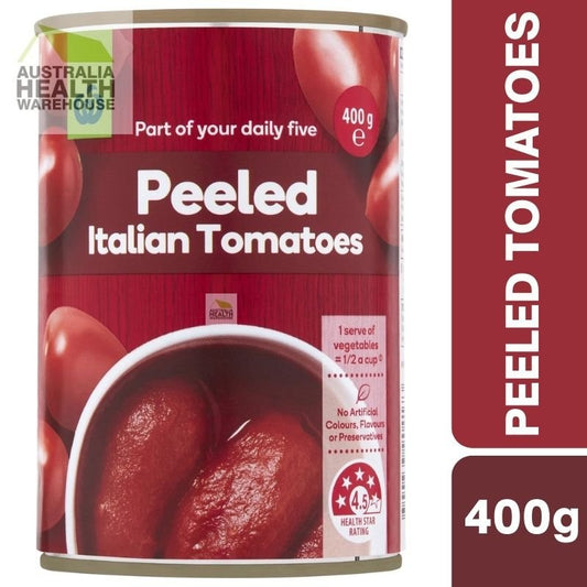 [Expiry Date: 30/04/2027] Woolworths Italian Peeled Tomatoes 400g