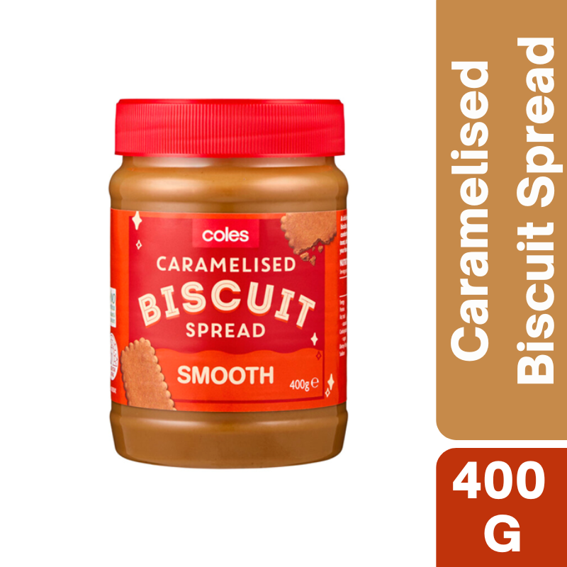 Coles Caramelised Biscuit Smooth Spread 400g