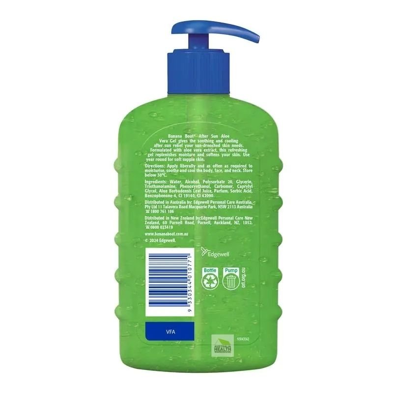 Banana Boat After Sun Aloe Vera Gel Pump 375g